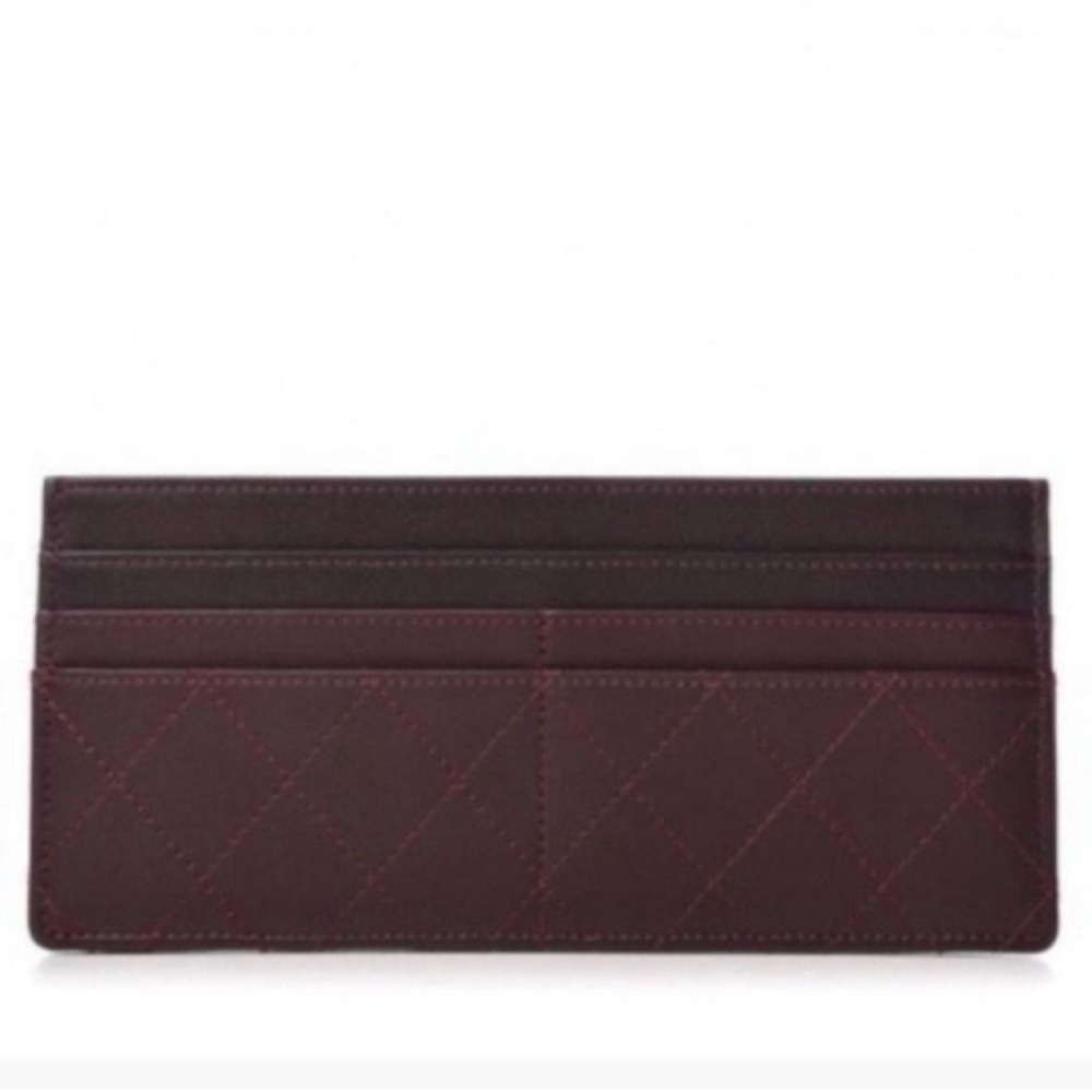 CHANEL | Insert | Calfskin Stitched Removable Insert | Burgundy - Picture 14 of 14